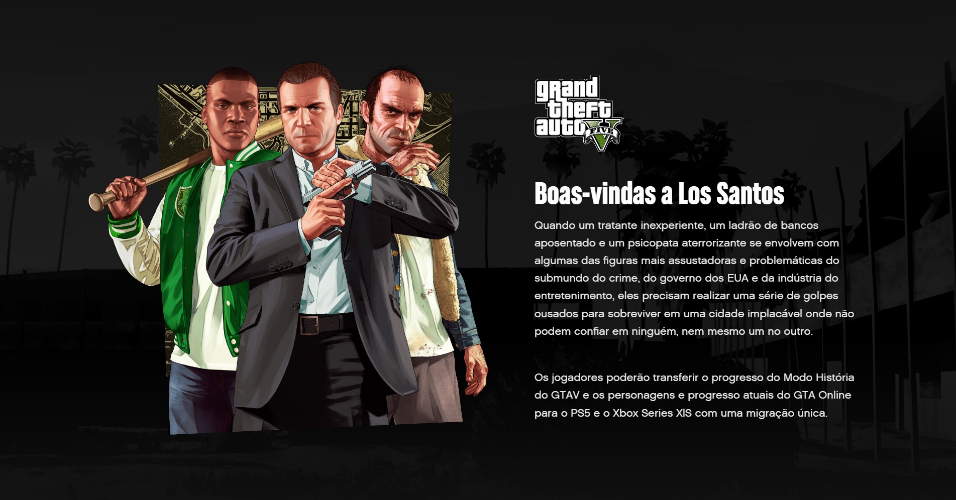 Jogo Grand Theft Auto V GTA BR - Ps5