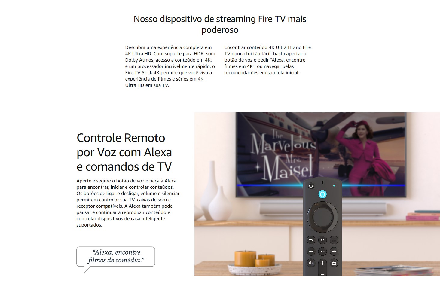 Fire TV Stick Lite: mais rápido e com botão Alexa no