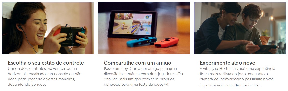 Consola Nintendo Switch 32 GB inclui Conjunto Comandos Joy-Con Azul Néon &  Vermelho Néon (Esquerdo+Direito) - Consola - Compra na