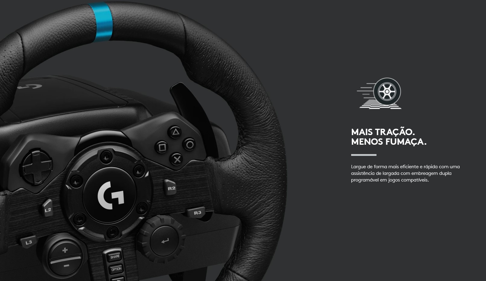 Cambio Logitech G Driving Force - Compativel com Volantes Logitech G29,  G920 e G923 para PS5, PS4, Xbox One e PC - 941-000119