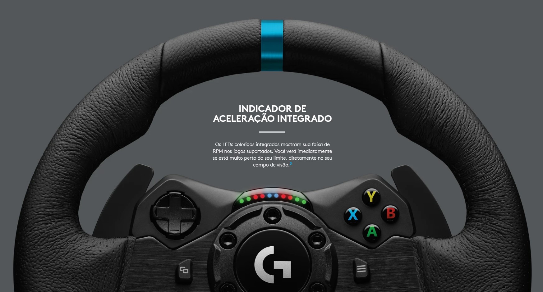 Volante Gamer Logitech G923 para Xbox, X, One e PC, TRUEFORCE