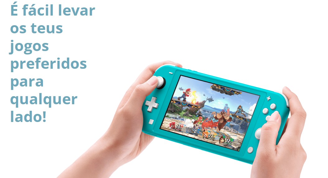 Console Nintendo Switch Lite 32gb - Azul - Kadri Tecnologia